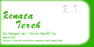 renata terch business card